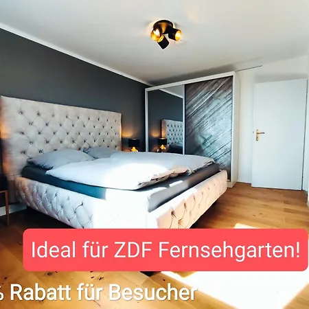 Penthouse-feeling Bei Zdf - Straba Zur Innenstadt Lejlighed Mainz