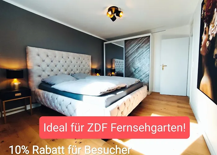 Penthouse-feeling Bei Zdf - Straba Zur Innenstadt דירה מיינץ